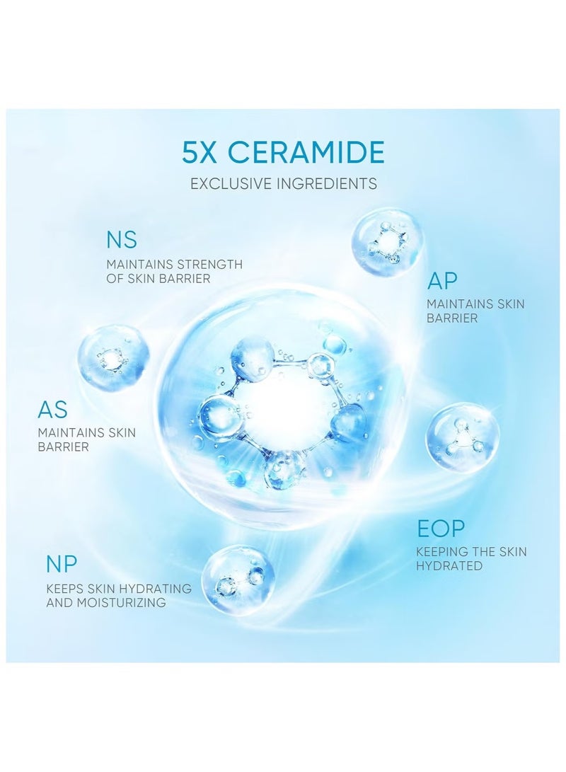 SKINTIFIC Moisturizing Cream , Face Moisturizer for All Skin ,Facial Creams with Hyaluronic Acid and 5X Ceramides, Fragrance Free Non-Comedogenic - Image 3